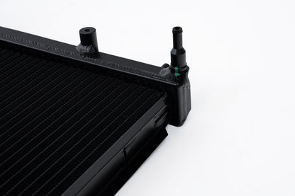 CSF #7095B 08-14 Subaru WRX / STI / 15-21 Subaru WRX 2-Row 42mm Race-Spec Radiator - Black
