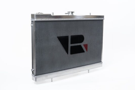 CSF #7217 R32 Skyline GT-R/GTS Full Billet Aluminum High-Performance Radiator - Raw Billet