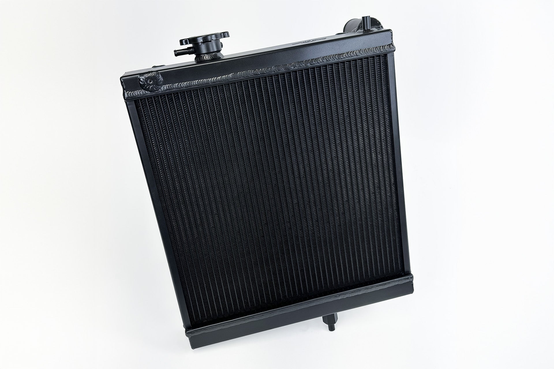 CSF #7228B Evo 7/8/9 High-Performance All-Aluminum Half Radiator - Black