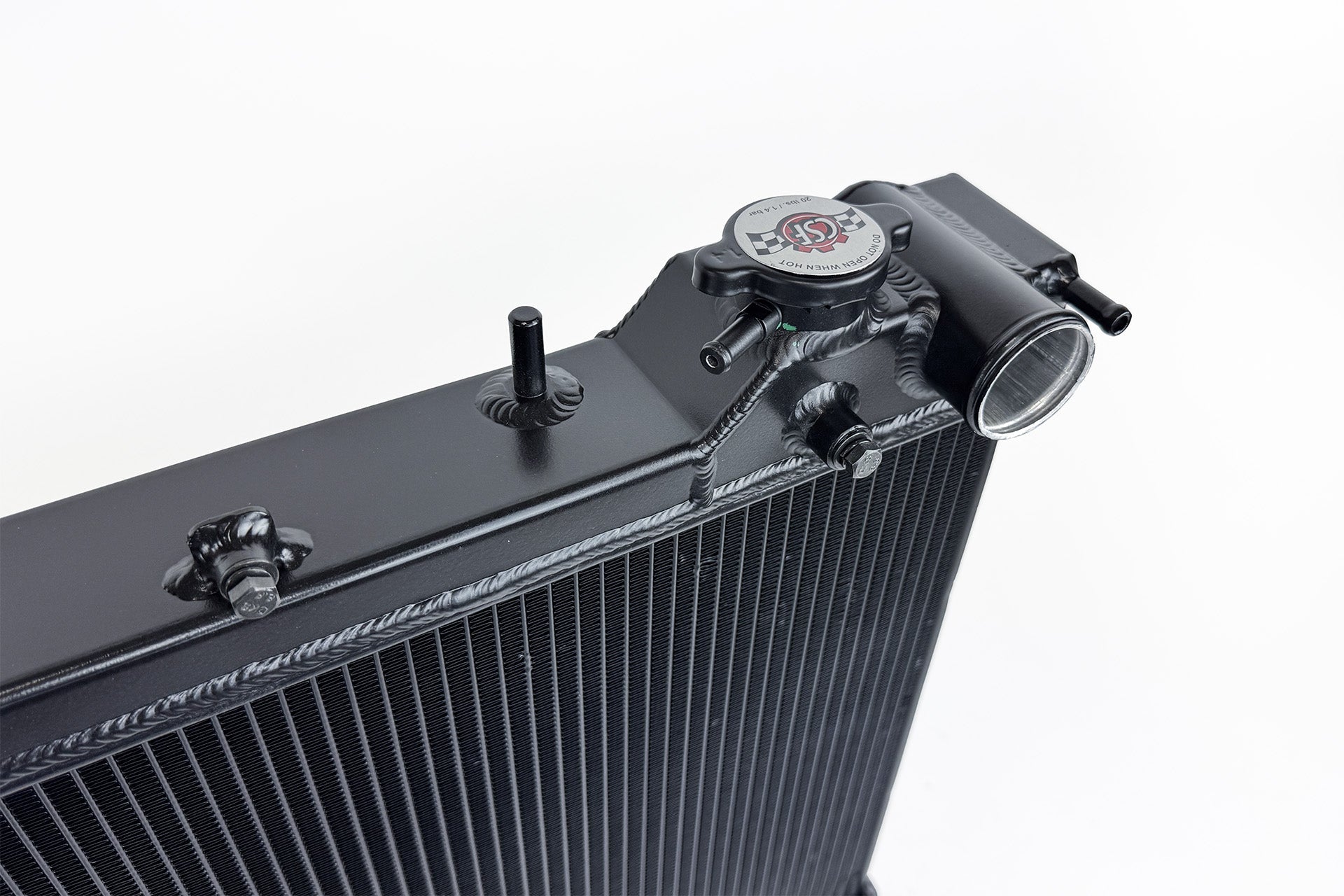 CSF #7235B 2nd Gen Subaru Forester XT (MT) High-Performance All-Aluminum Radiator - Black