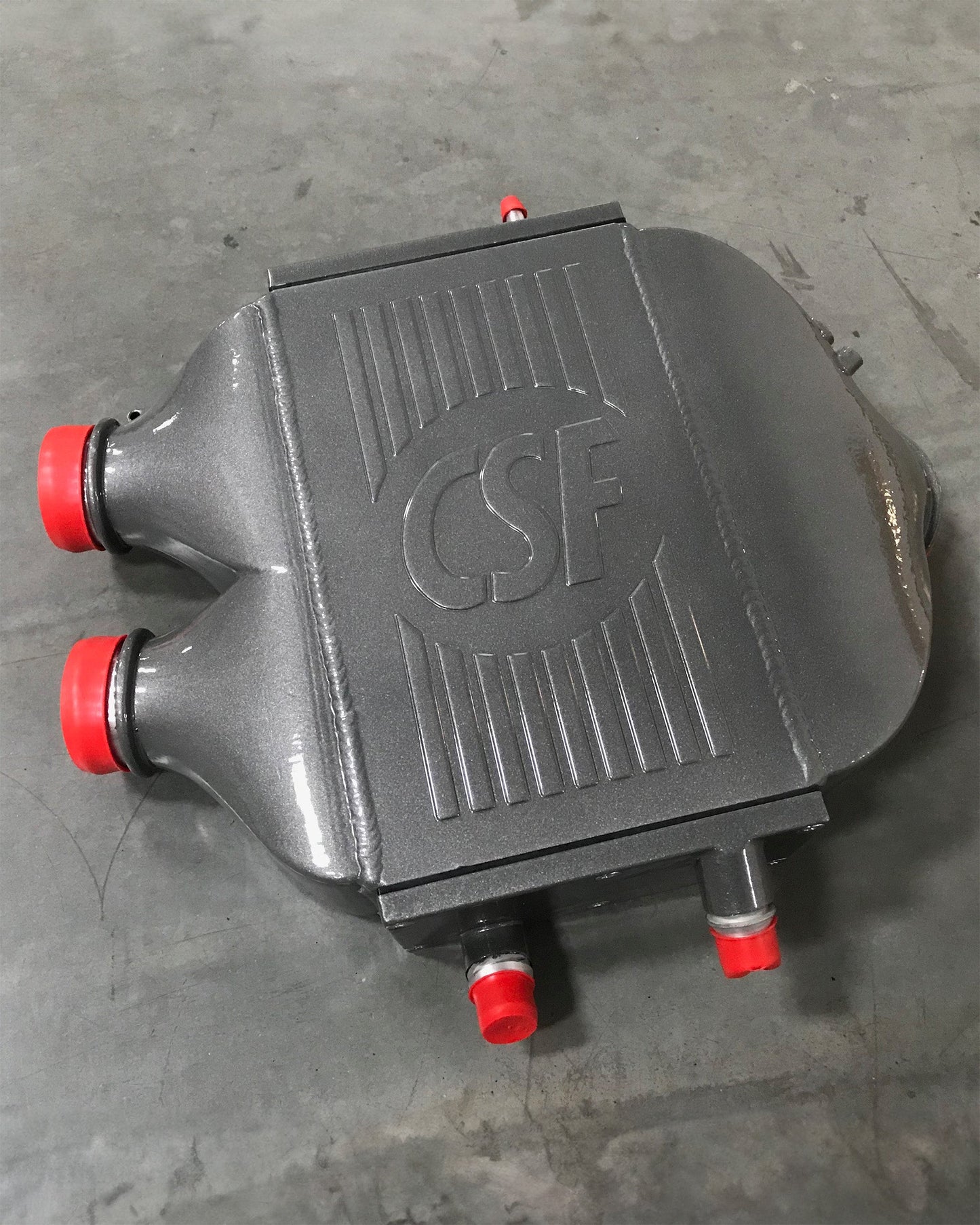 CSF #8082R F8X M3 / M4 / M2 Comp Top Mount Charge-Air-Cooler - Raw Finish custom finish - Space Grey +$200.00