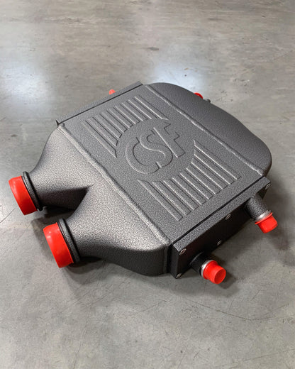 CSF #8082R F8X M3 / M4 / M2 Comp Top Mount Charge-Air-Cooler - Raw Finish custom finish - Cement (Matte) +$400.00