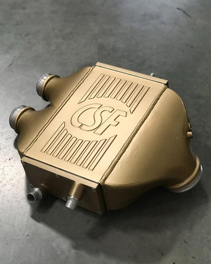CSF #8082R F8X M3 / M4 / M2 Comp Top Mount Charge-Air-Cooler - Raw Finish custom finish - Frost gold +$200.00