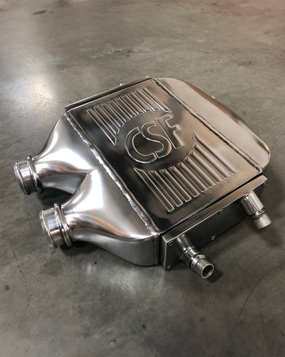 CSF #8082R F8X M3 / M4 / M2 Comp Top Mount Charge-Air-Cooler - Raw Finish custom finish - Frozen Polished w/ Clear Coat +$800.00