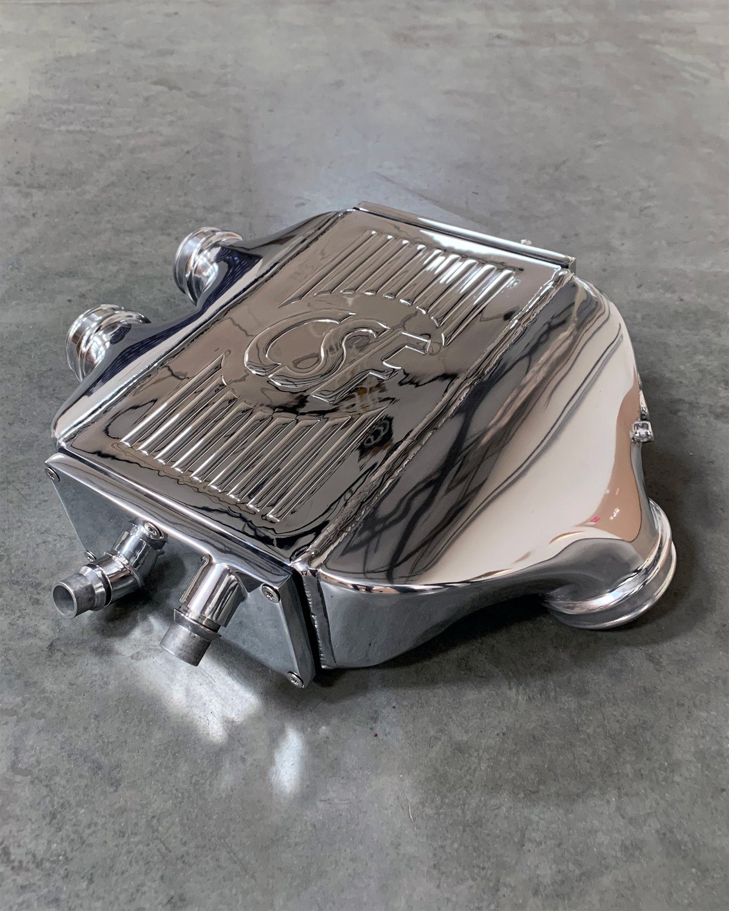 CSF #8082R F8X M3 / M4 / M2 Comp Top Mount Charge-Air-Cooler - Raw Finish custom finish - Mirror Polished +$800.00