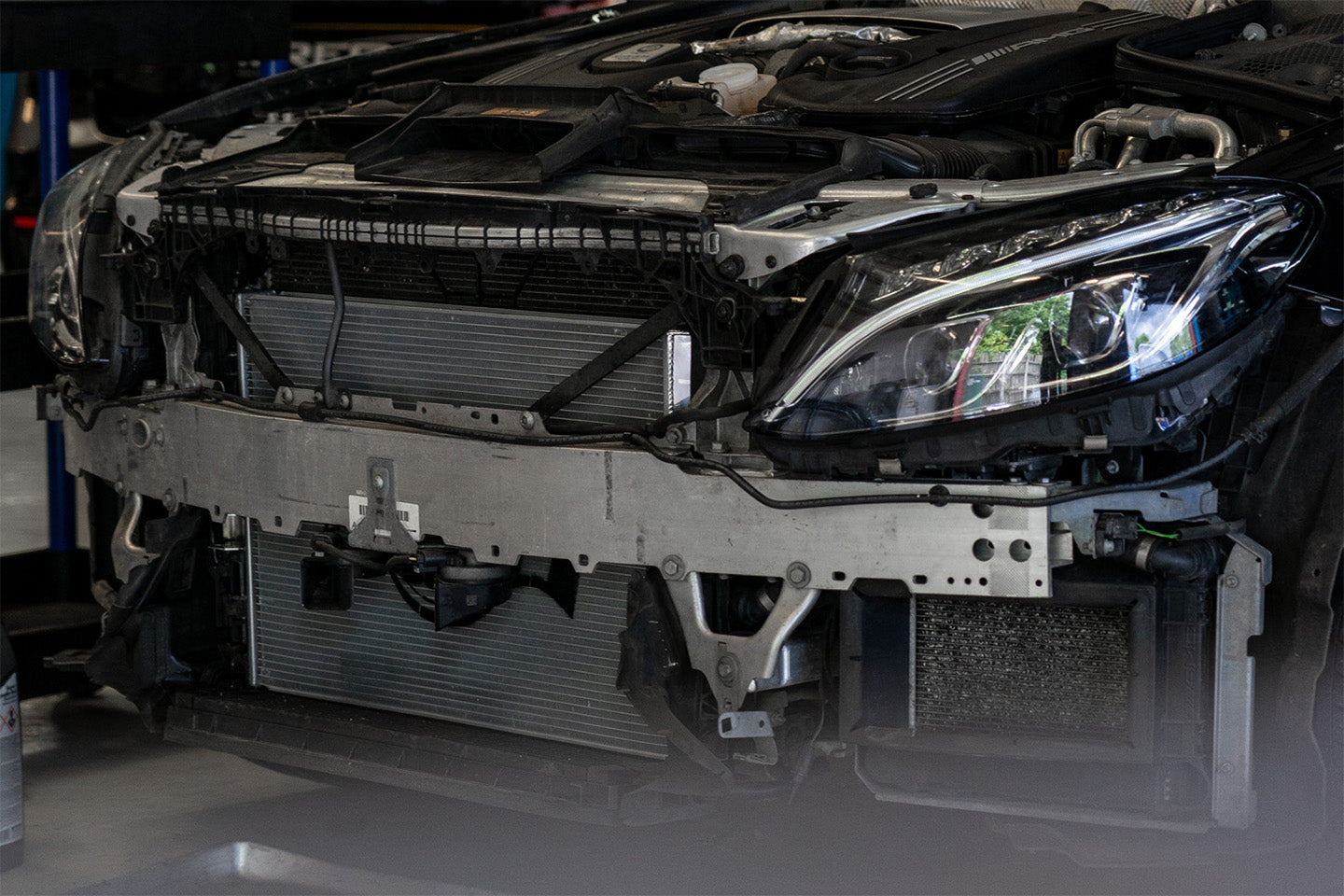 Mercedes AMG GT/R/C / W205 C63 / W213 E63 / GLC63 Heat Exchanger w/ Rock Guard