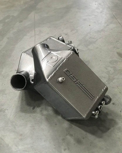 CSF #8109R BMW F1X M5 & M6 Twin Charge-Air-Cooler Set - Raw Finish custom finish - Smoke Silver +$200.00