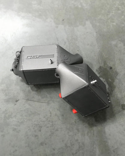CSF #8109R BMW F1X M5 & M6 Twin Charge-Air-Cooler Set - Raw Finish custom finish - Heat Dispersion Space Gray Thermal Coating +$200.00