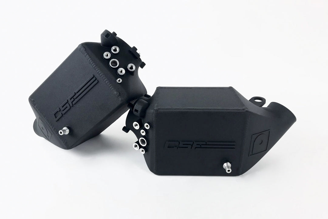 CSF #8109 BMW F1X M5 & M6 Twin Charge-Air-Cooler Set - Crinkle Black Finish