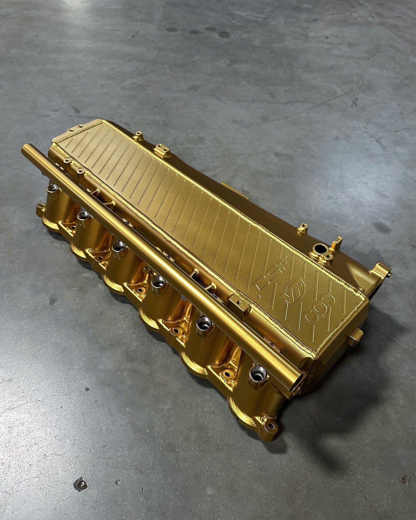 CSF #8200C A90 Supra / BMW B58 Charge-Air Cooler Manifold - Custom Finish custom finish - FX Gold (inquire for pricing)
