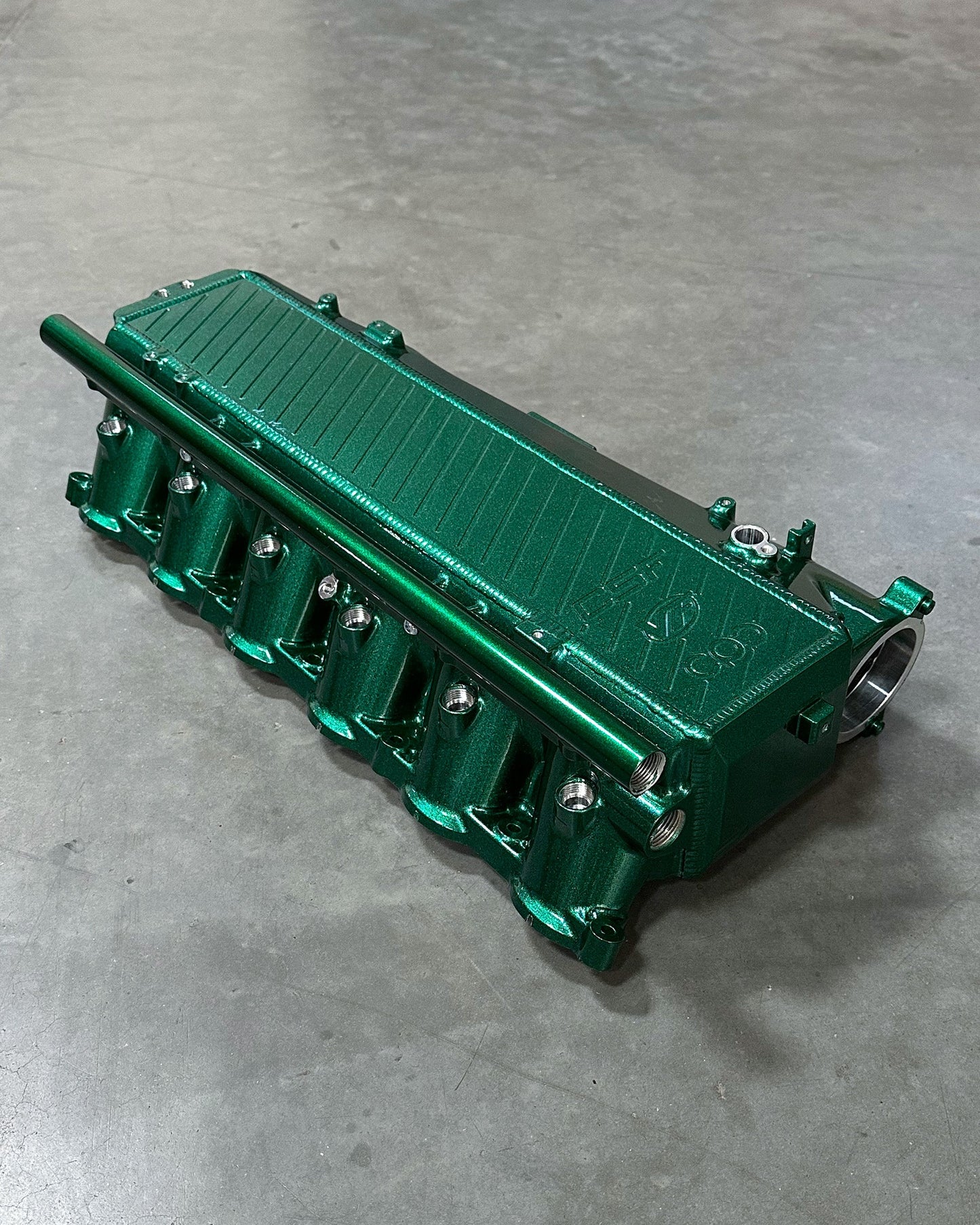 CSF #8200C A90 Supra / BMW B58 Charge-Air Cooler Manifold - Custom Finish custom finish - Isle of Man Green