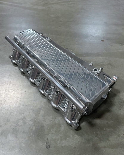 CSF #8300C BMW Gen 1 B58 Charge Air Cooler Manifold - Custom Finish custom finish - Super Chrome