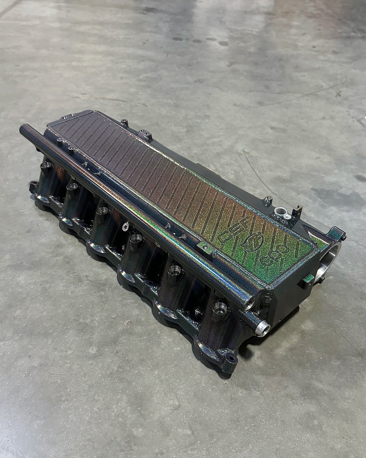 CSF #8200C A90 Supra / BMW B58 Charge-Air Cooler Manifold - Custom Finish custom finish - Universe Color Changing