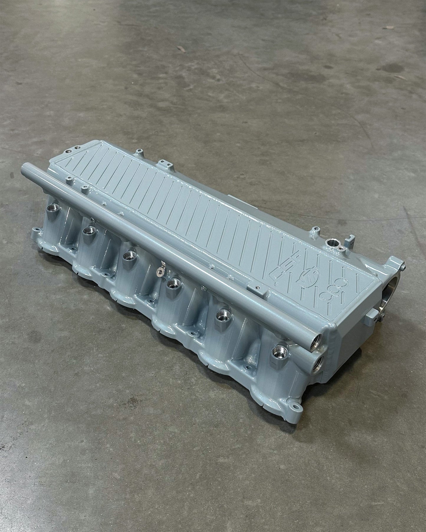 CSF #8200C A90 Supra / BMW B58 Charge-Air Cooler Manifold - Custom Finish custom finish - Brooklyn Grey