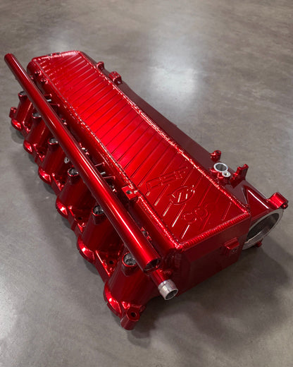 CSF #8300C BMW Gen 1 B58 Charge Air Cooler Manifold - Custom Finish custom finish - Candy Red
