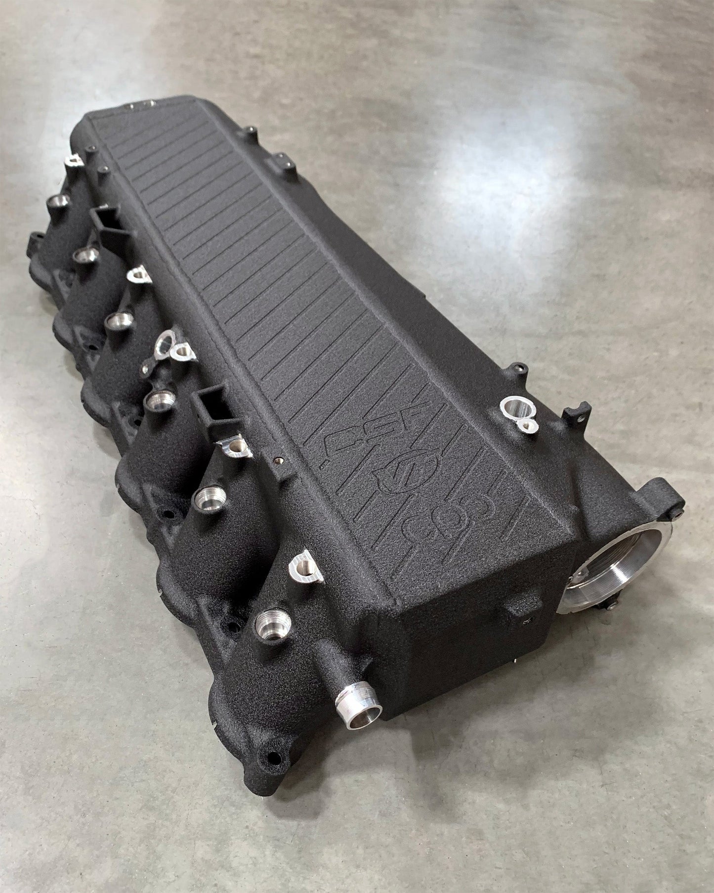 CSF #8200C A90 Supra / BMW B58 Charge-Air Cooler Manifold - Custom Finish custom finish - Crinkle Black