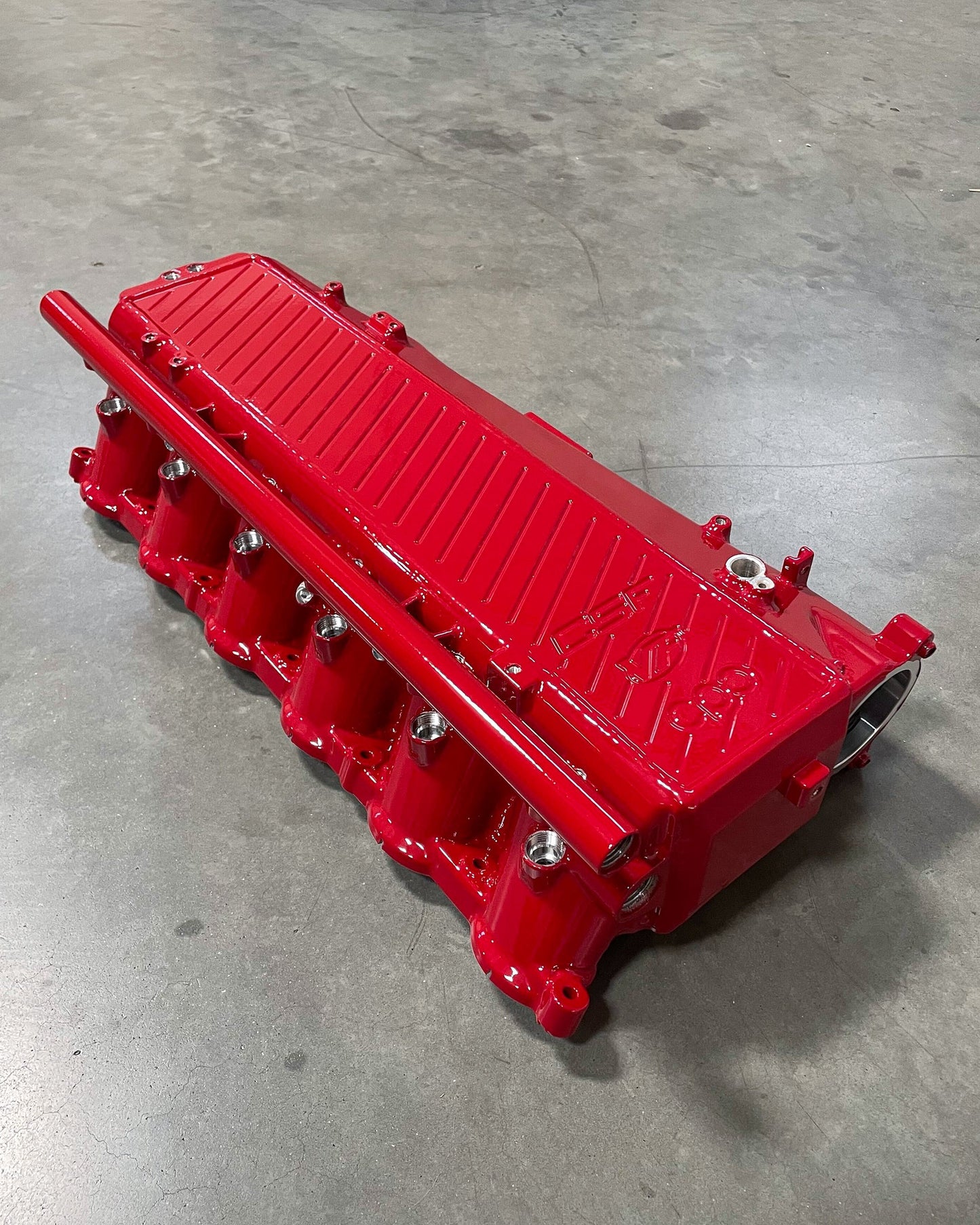 CSF #8200C A90 Supra / BMW B58 Charge-Air Cooler Manifold - Custom Finish custom finish - Renaissance Red