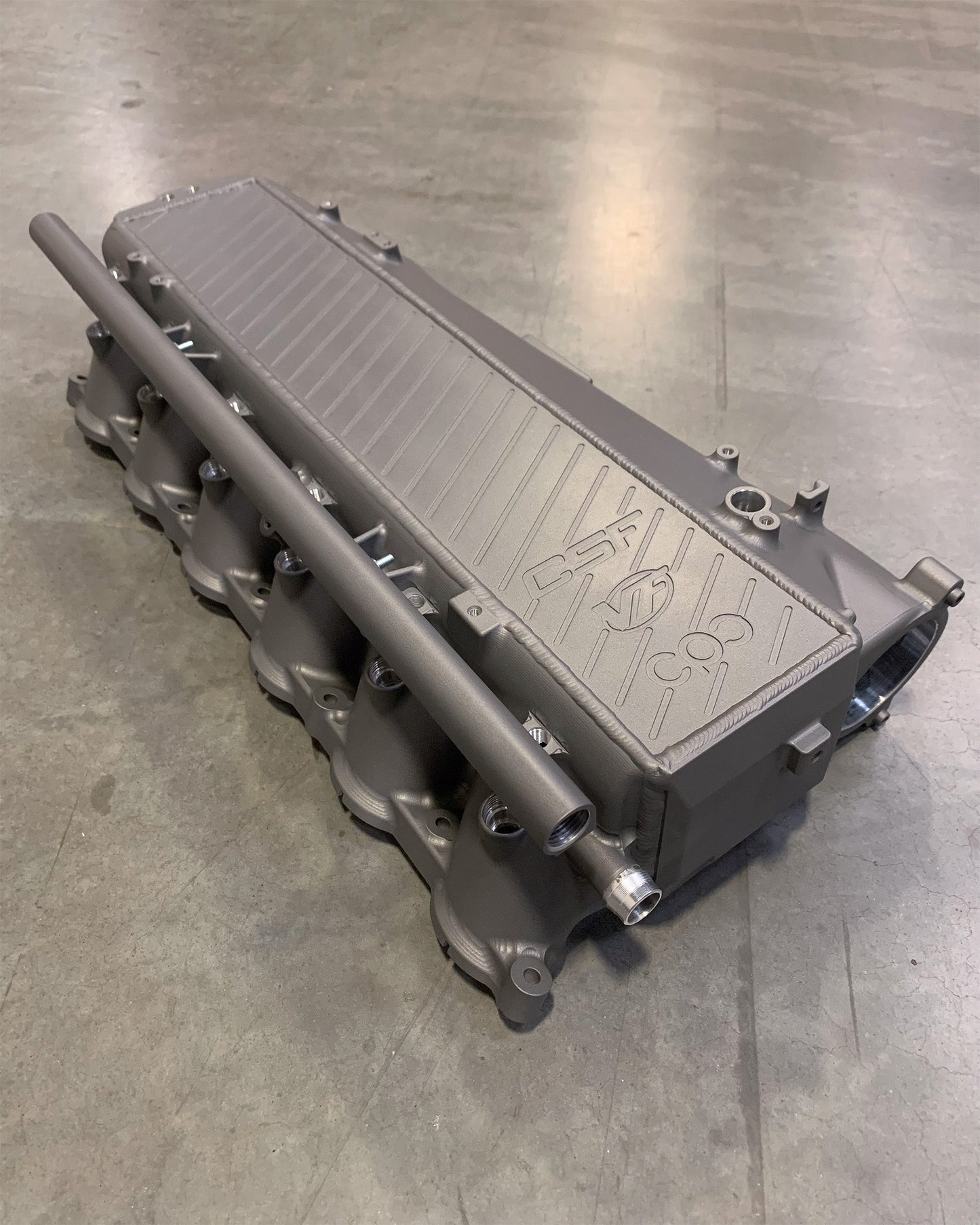 CSF #8200C A90 Supra / BMW B58 Charge-Air Cooler Manifold - Custom Finish custom finish - Thermal Dispersion - Space Grey