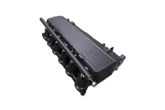 CSF #8200B A90 Supra / BMW B58 Charge-Air Cooler Manifold - Thermal Dispersion Black
