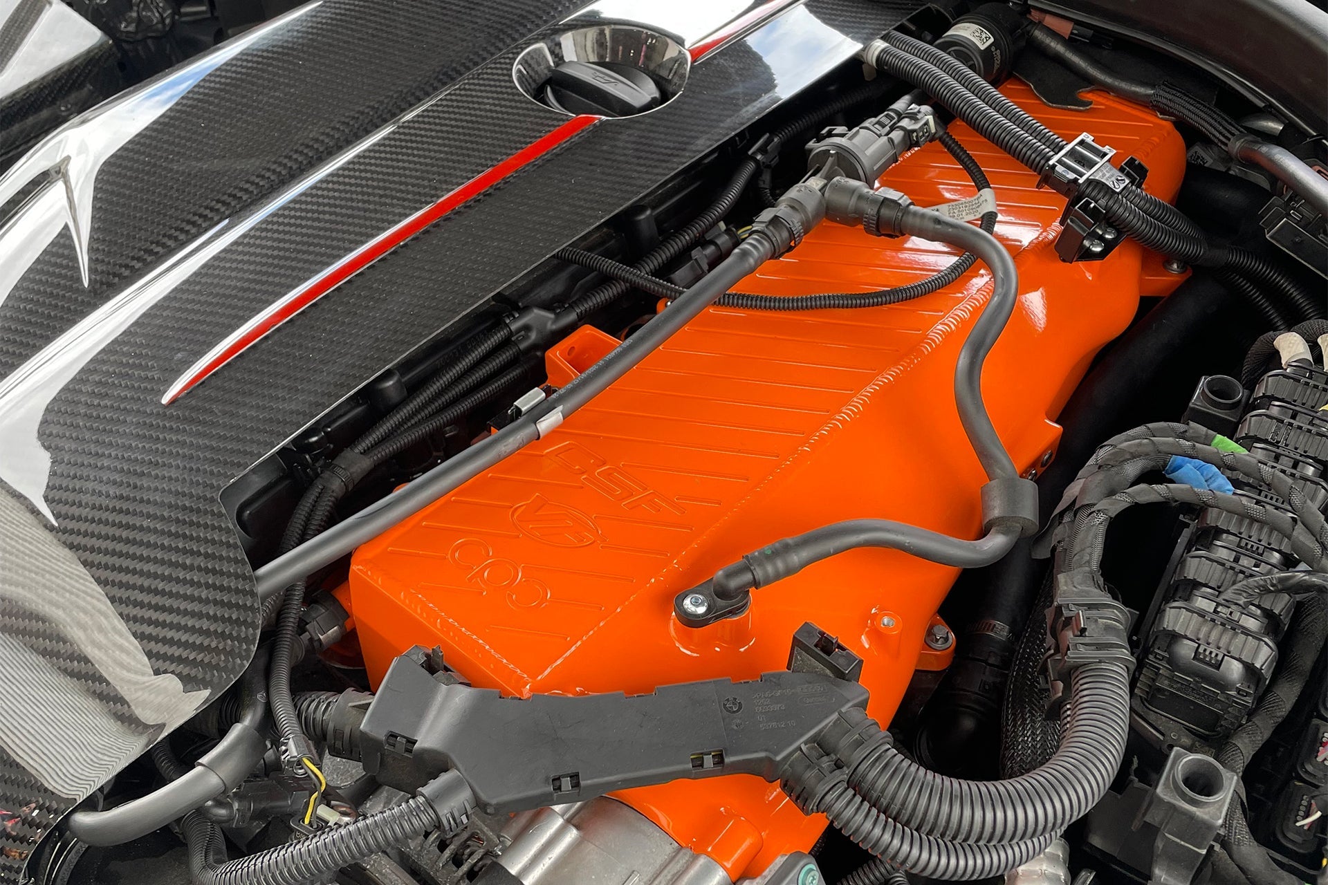 CSF #8200C A90 Supra / BMW B58 Charge-Air Cooler Manifold - Custom Finish