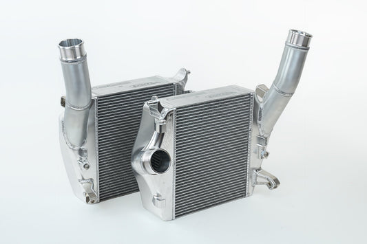 CSF #8211R Lamborghini Urus / Audi RS Q8 Twin Intercooler Set - Raw Billet