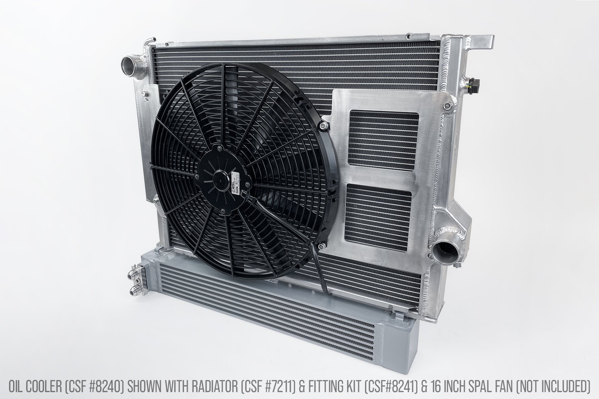 CSF #8240 BMW S54 Swap E36 Race-Spec Dual-Pass Oil Cooler