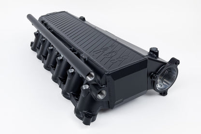 CSF #8300B BMW Gen 1 B58 Charge Air Cooler Manifold - Thermal Dispersion Black