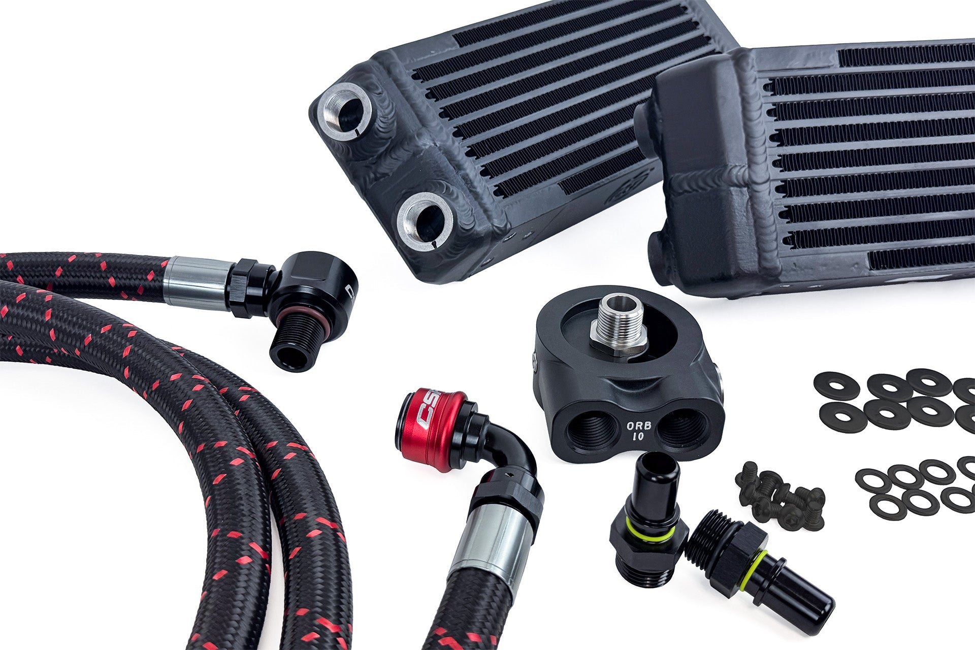 CSF #8343 FL5 Honda Civic Type R Dual Engine Oil Cooler Kit