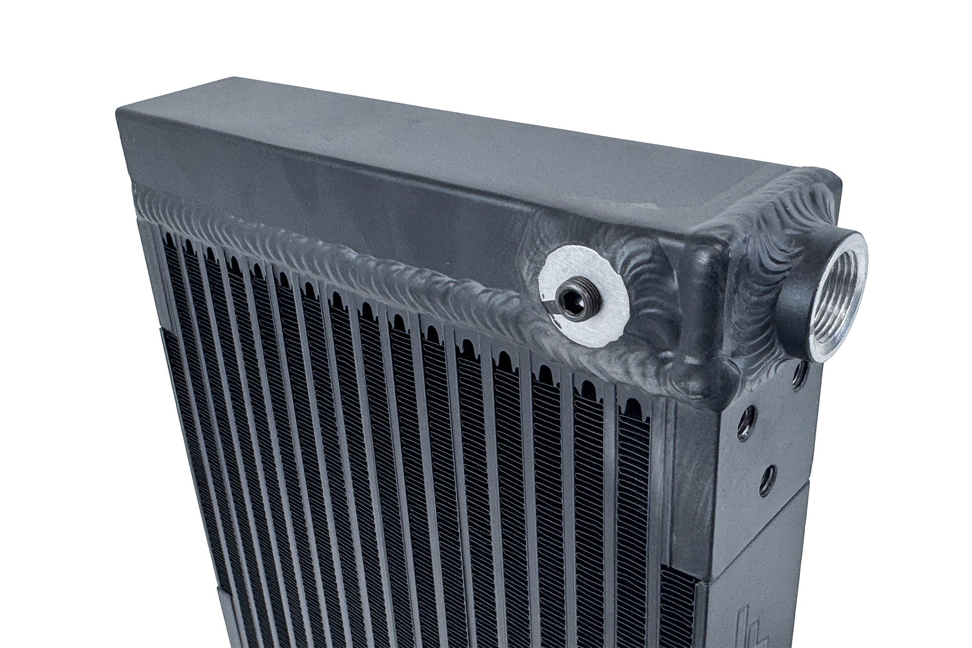 CSF #8371 CSF Universal Large Single-Pass Oil Cooler - M22 x 1.5 - 12.0L x 9.33H x 2.16W
