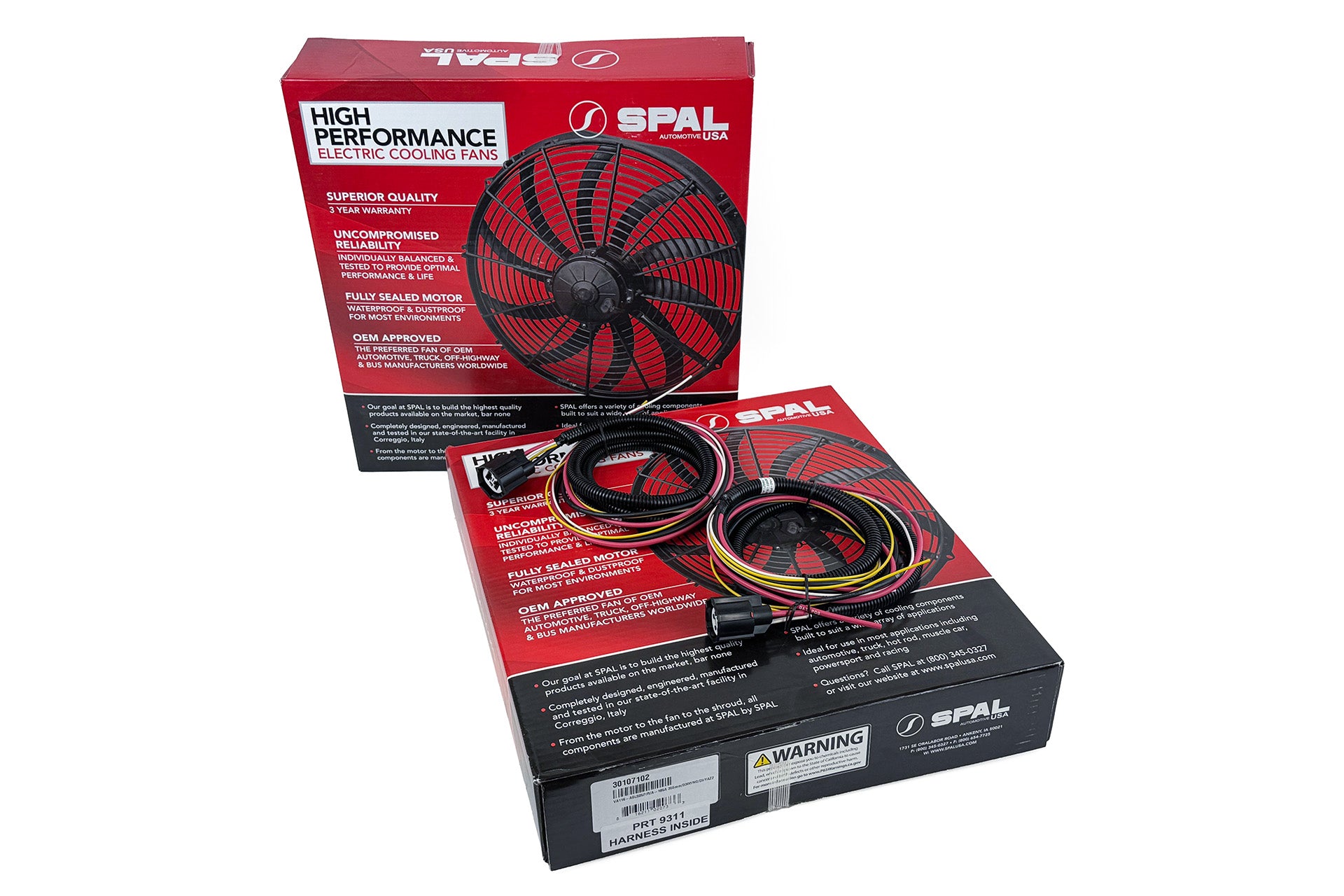 CSF #8374 Motorsport Dual-Pass Radiator with Shroud + 14" SPAL brushless fans & harnesses