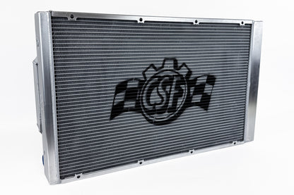 CSF #8374 Motorsport Dual-Pass Radiator with Shroud + 14" SPAL brushless fans & harnesses