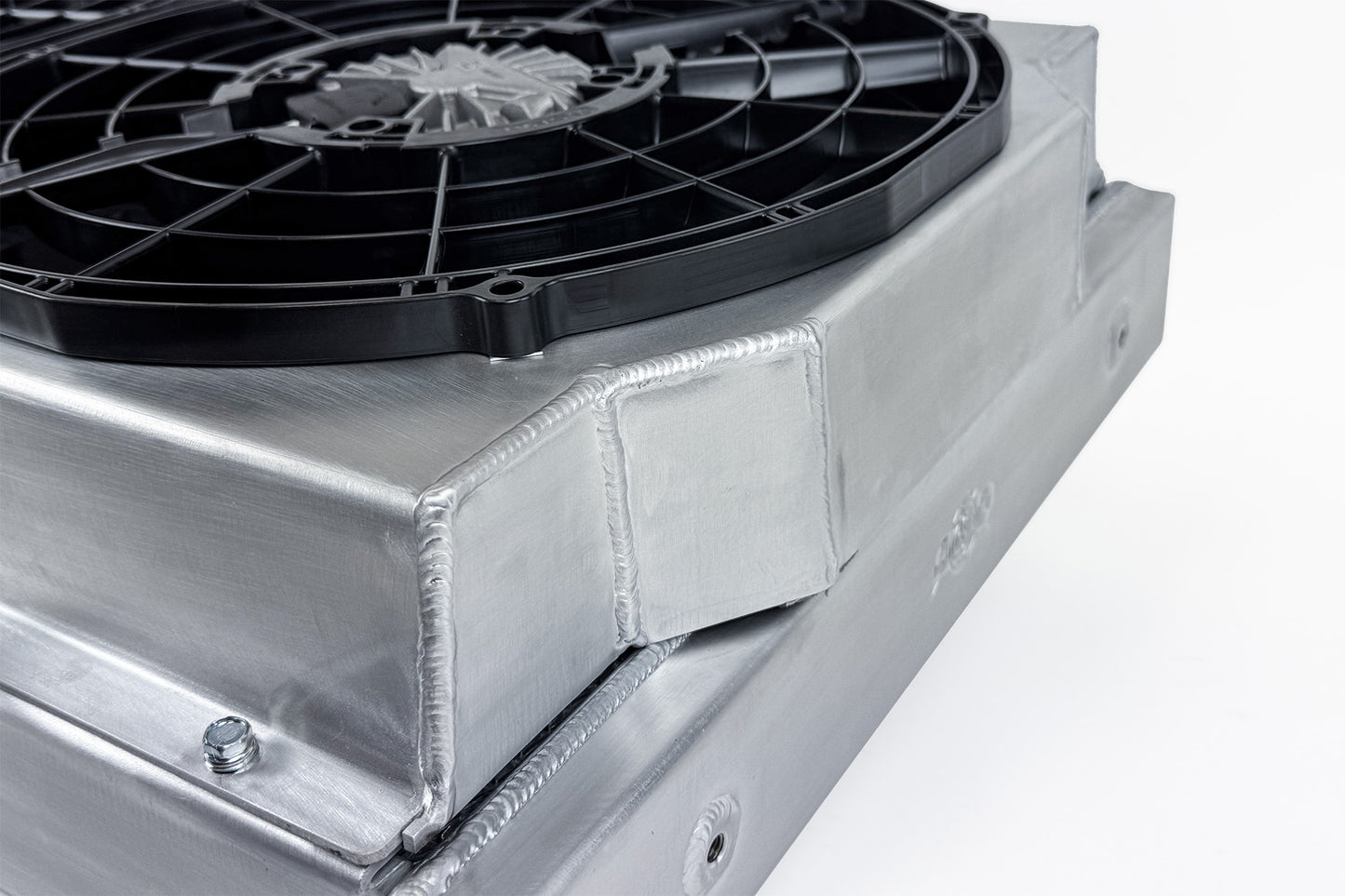 CSF #8374 Motorsport Dual-Pass Radiator with Shroud + 14" SPAL brushless fans & harnesses