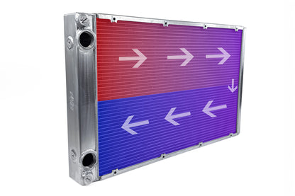 CSF #8374 Motorsport Dual-Pass Radiator with Shroud + 14" SPAL brushless fans & harnesses