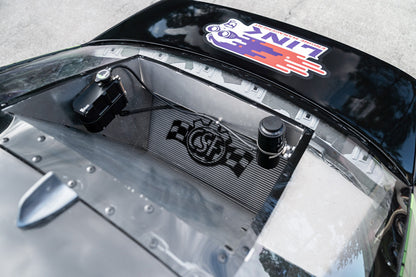 CSF #8374 Motorsport Dual-Pass Radiator with Shroud + 14" SPAL brushless fans & harnesses