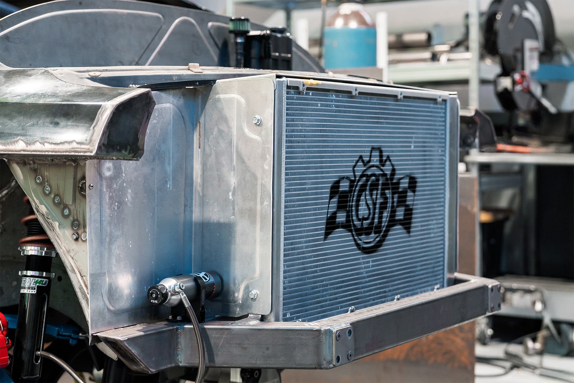 CSF #8374 Motorsport Dual-Pass Radiator with Shroud + 14" SPAL brushless fans & harnesses