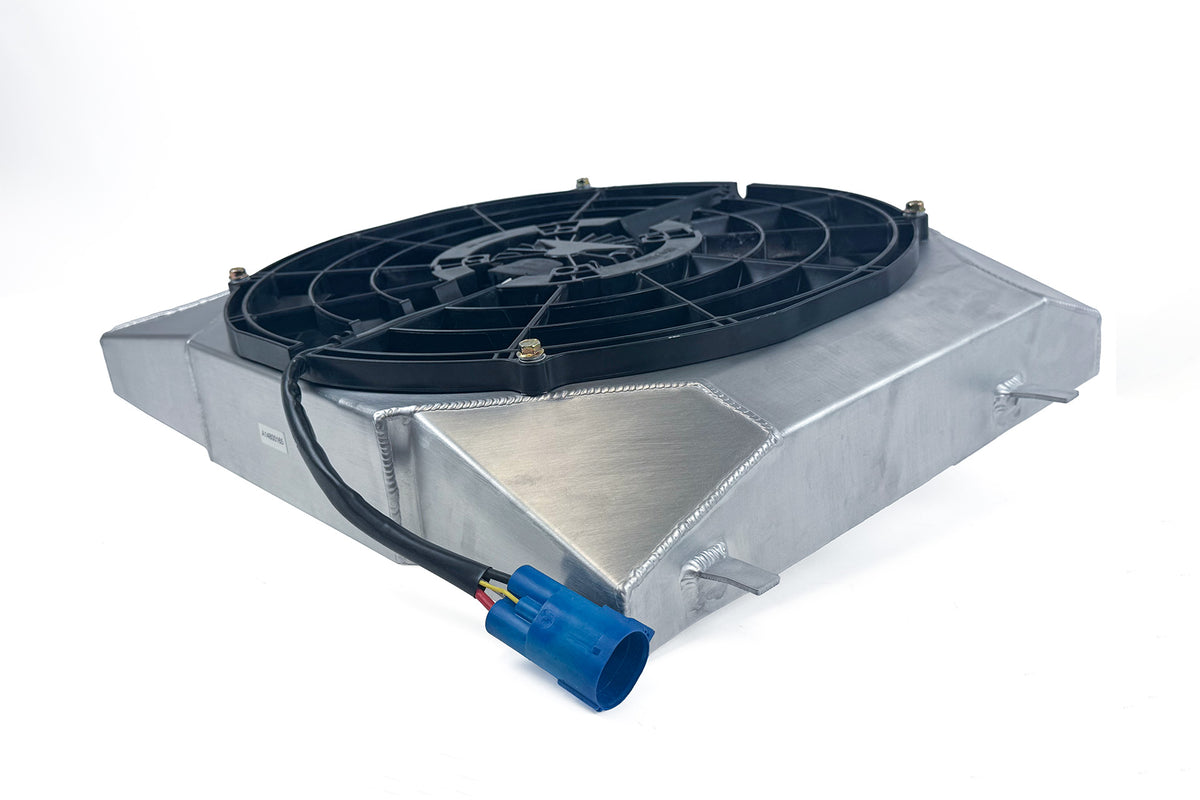 CSF #8395 C6 Corvette All-Aluminum Fan Shroud Kit w/ 16-inch SPAL Fan