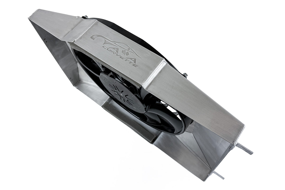 CSF #8395 C6 Corvette All-Aluminum Fan Shroud Kit w/ 16-inch SPAL Fan
