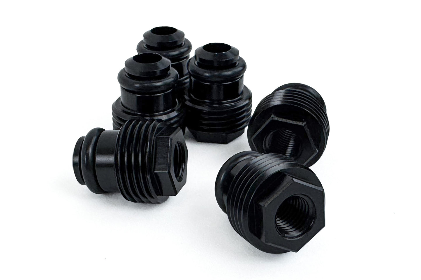 CSF #8403 Nitrous Express Jet Fitting Adaptor Plugs (qty. 6) for CSF B58/S58 Manifolds