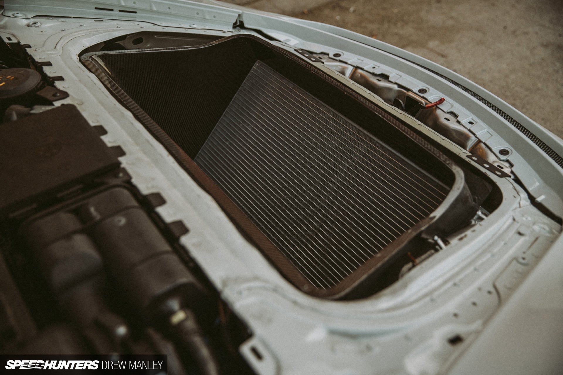 CSF #EE-991-GT3R-HRC E-Motion 991 GT3R Style Carbon Fiber Hood & Radiator Conversion