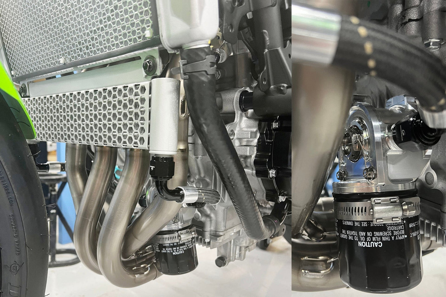 CSF #OCK-ZX4-KIT Graves Motorsports Kawasaki ZX-4RR ZX-4R Oil Cooler Kit
