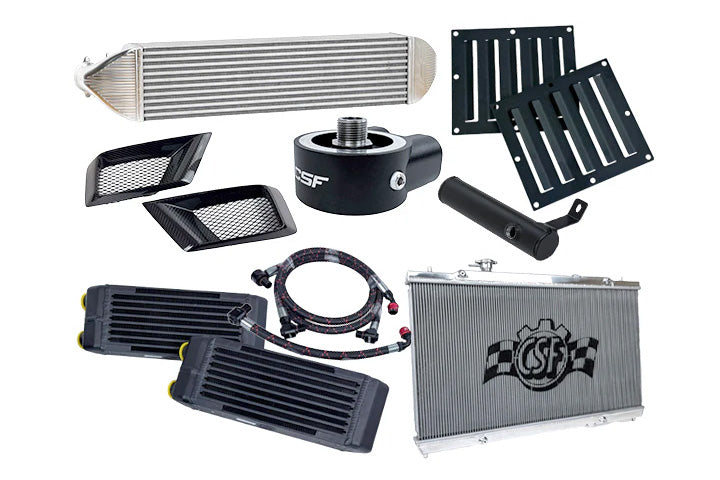 CSF #PRL-FL5-IC-8343-7221 FL5 Honda Civic Type R Cooling Package: Oil Cooler + Radiator + Intercooler