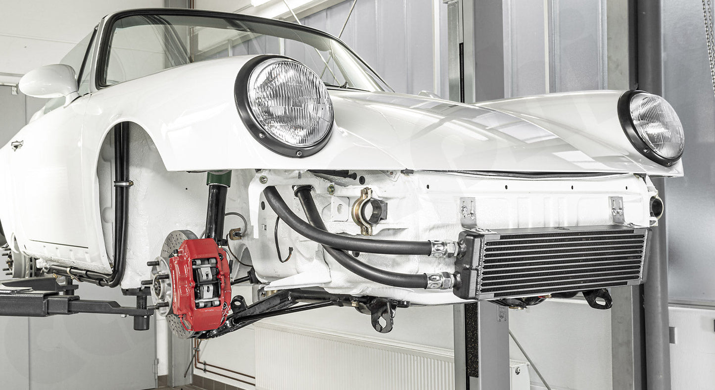 CSF #R1120020700 CARGRAPHIC Porsche 911 3.2l Carrera RSR Style Centre-Mounted Oil Cooler Kit
