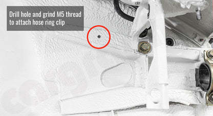 CSF #R1120020700 CARGRAPHIC Porsche 911 3.2l Carrera RSR Style Centre-Mounted Oil Cooler Kit