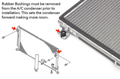 CSF #STM-EVO789-BILRAD STM Evo 7/8/9 Billet Aluminum Slim Radiator