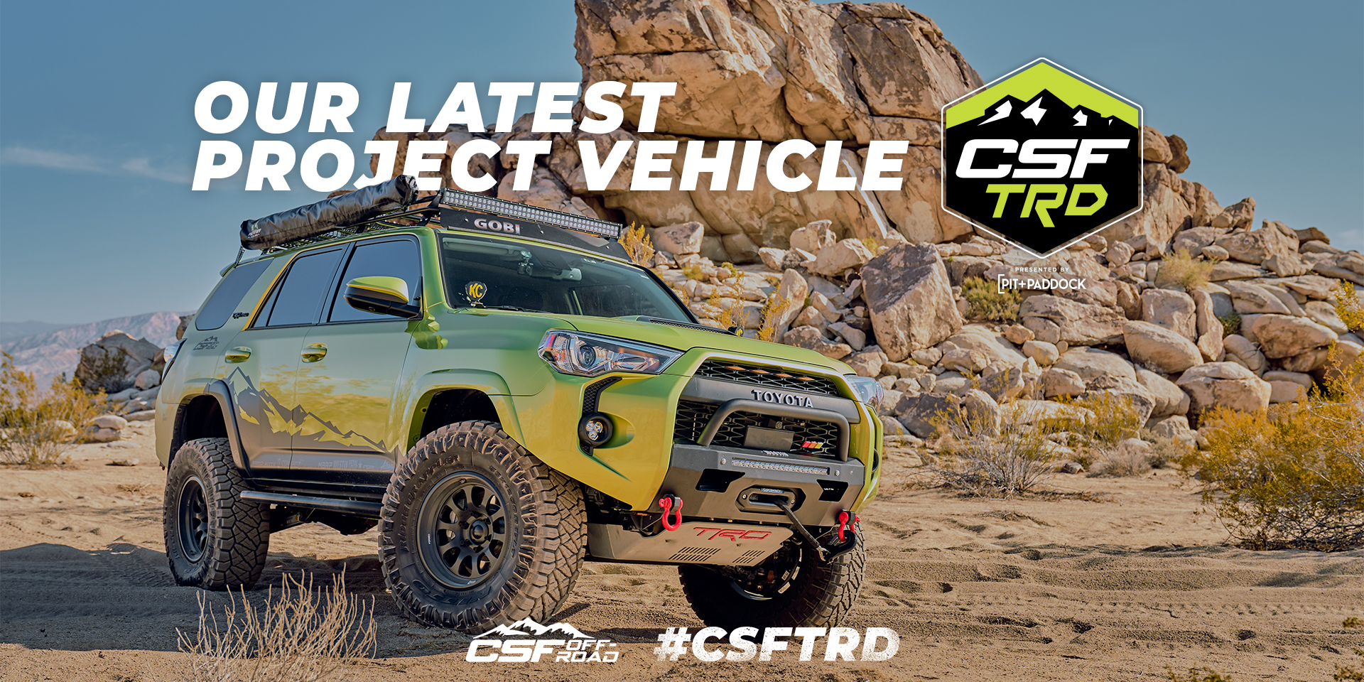 CSF TRD 4Runner Project with Pit+Paddock