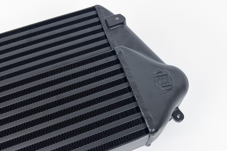 CSF Race CSF x Jackson Racing GR Corolla Intercooler (Black) Stepped Core - CSF #8285B